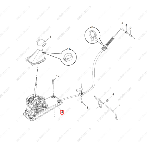 MG Shift lever assembly OEM 10183360 FOR  MG6