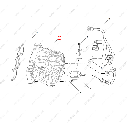 MG Intake manifold OEM 10223309 FOR  MG ZS