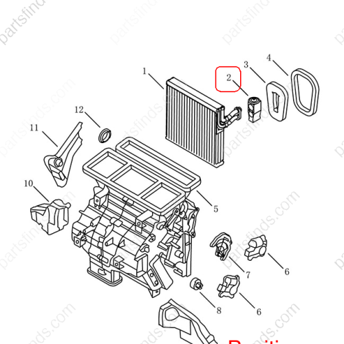 GEELY Expansion valve OEM 8020025100 / 6600137615 FOR  Coolray