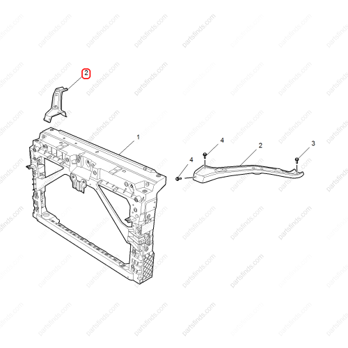 MG Headlight Bracket OEM 10881114 FOR  MG6