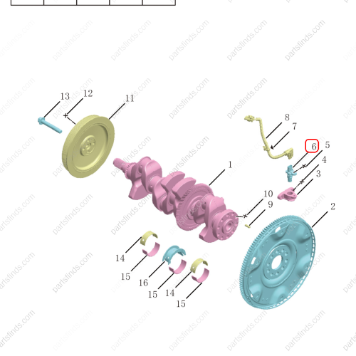 GEELY Crankshaft position sensor OEM 1040036000 / 31342468 FOR  Tugella