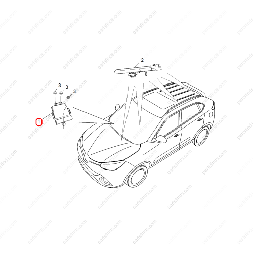 MG Remote receiver OEM 10388146 FOR  MG GS