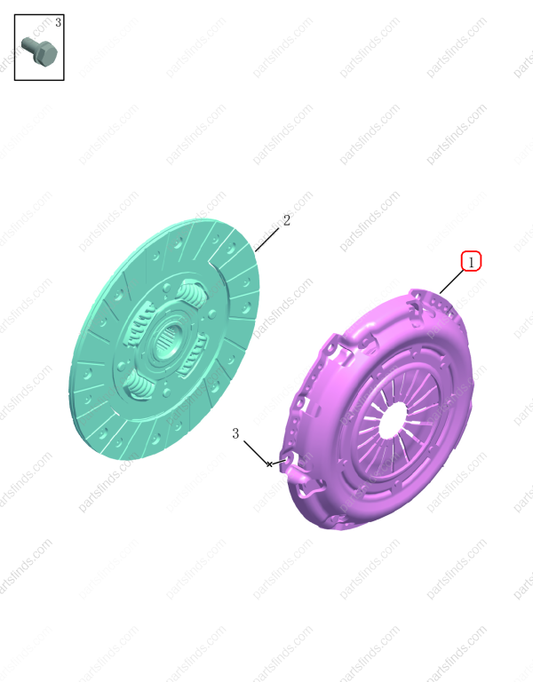 GEELY Clutch Pressure Plate OEM 1136000160756001 FOR Emgrand