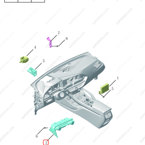 GEELY Air conditioning control panel OEM 8025041600R03 / 6600000984R03 FOR  Tugella