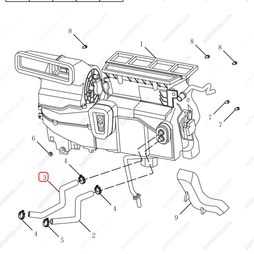 GEELY Coolant Inlet Hose OEM 8015001300 / 1017031579 FOR  Emgrand GT