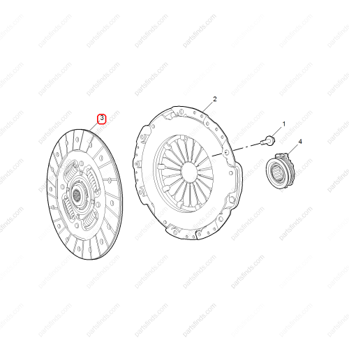 MG Clutch disc OEM 10210549 FOR  MG5 MG GT