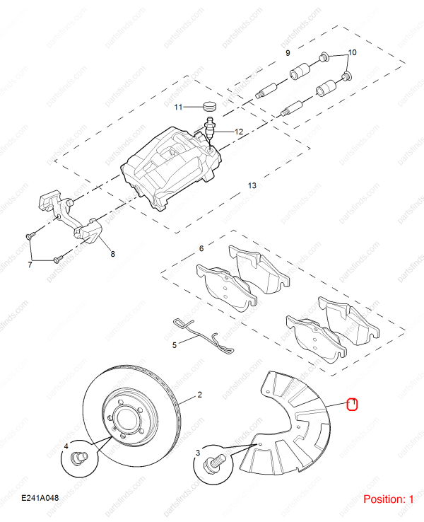 MG Brake shield OEM 10147650 FOR MG6 MG5 MG GT