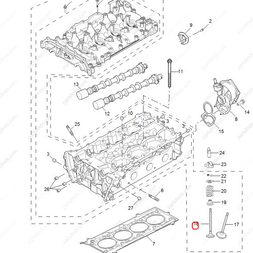 MG Valve OEM 30026350 FOR  MG GS