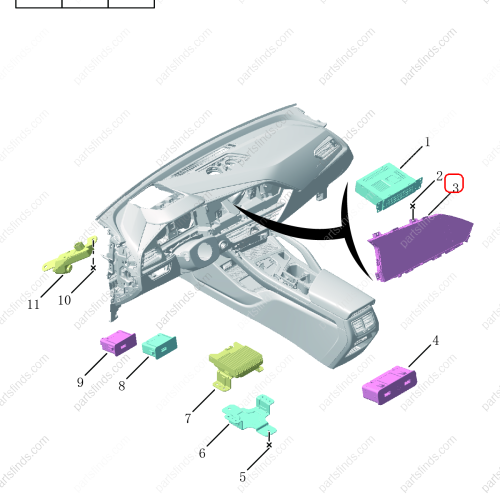 GEELY Monitor OEM 7079029400 / 6600005563 FOR  Tugella