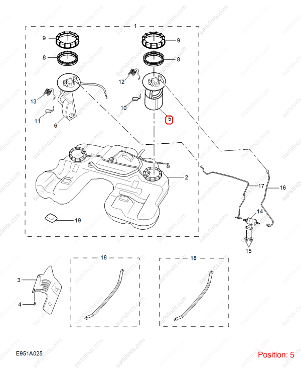 MG Fuel pump assembly OEM 10193773 FOR MG GS