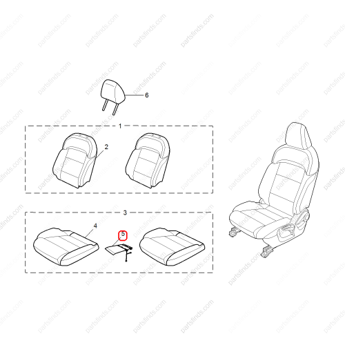 MG Seat heater OEM 11022702 FOR  MG GT