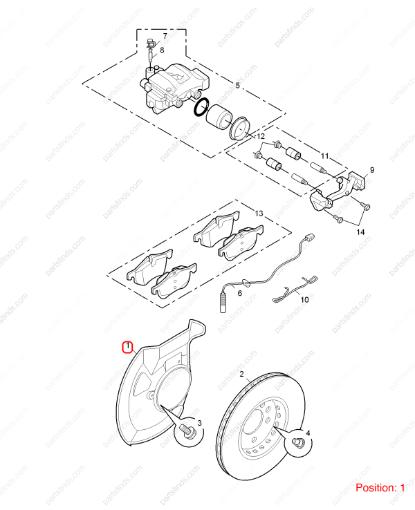 MG Brake shield OEM SEC100241 FOR MG550 MG6 MG750