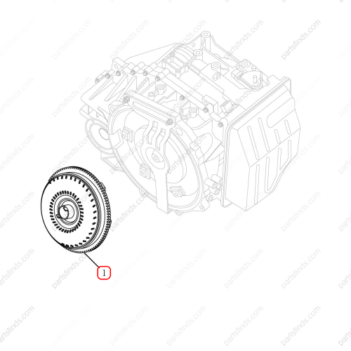 GEELY Hydraulic torque converter OEM 3047502100R FOR  Emgrand GT Emgrand X7 Sport