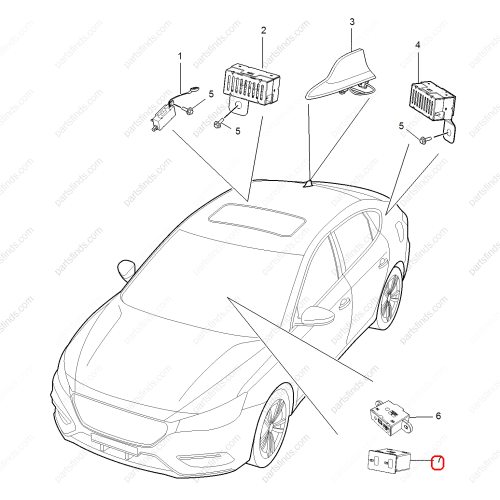 MG USB port OEM 11139915 FOR  MG HS