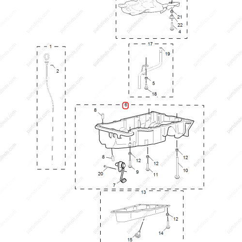 MG Engine oil pan OEM 10554121 FOR  MG HS