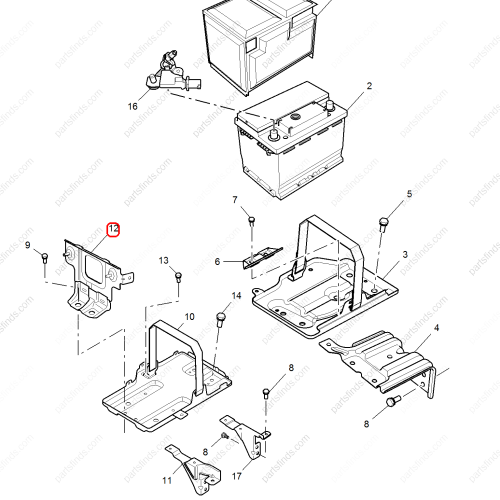 MG Battery bracket OEM 10106717 FOR