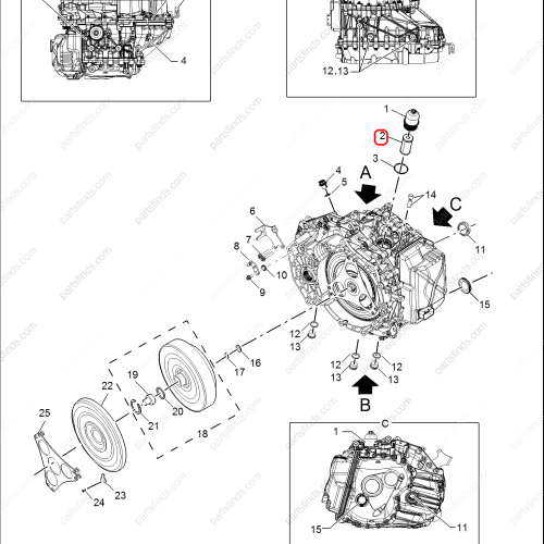 MG Transmission filter OEM 10010243 FOR  MG6 MG HS RX5 MG GS