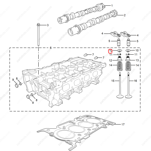 MG Valve spring seat OEM 10670442 FOR  MG5