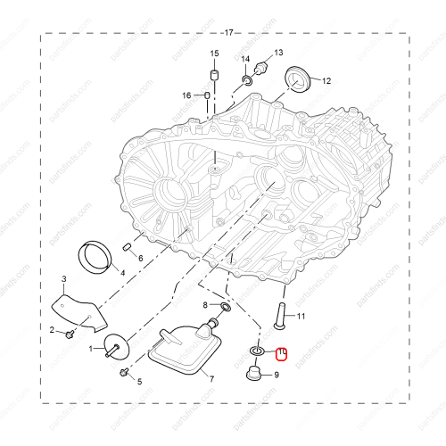 MG Transmission drain plug gasket OEM 10101437 FOR  MG6 MG HS RX5 MG GS