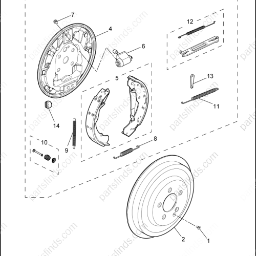 MG Brake assembly OEM 10103162 FOR  MG350