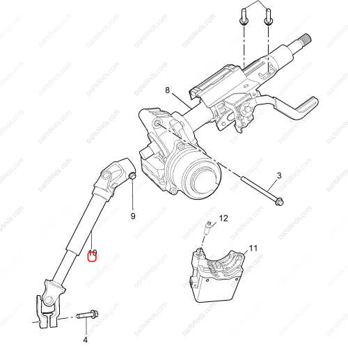 MG Steering Shaft Universal Joint  OEM 10437393 FOR  MG6