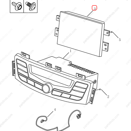 GEELY Monitor OEM 7082000300 / 1067030173 FOR  Emgrand GT