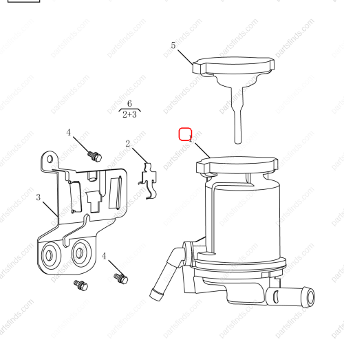 GEELY Power Steering Reservoir OEM 4043000500 / 1064030326 FOR  Emgrand GT