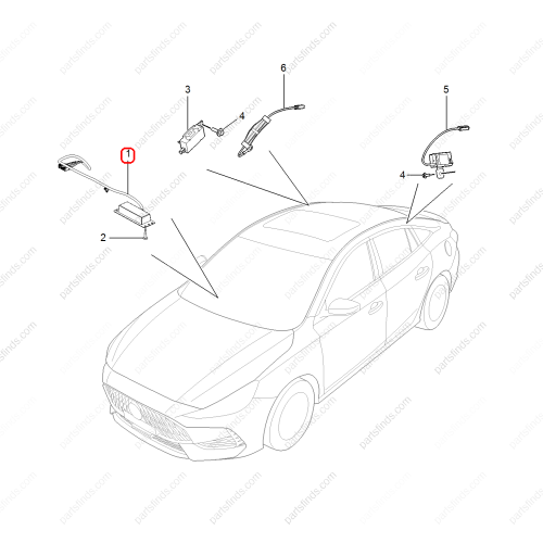 MG Phone antenna OEM 11176160 FOR  MG GT