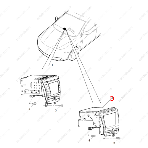 MG Navigation display OEM 10492490 FOR  MG350