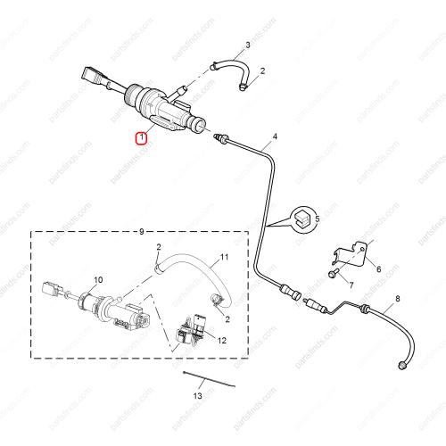 MG Clutch master cylinder OEM 10096276 FOR  RX5 MG GS