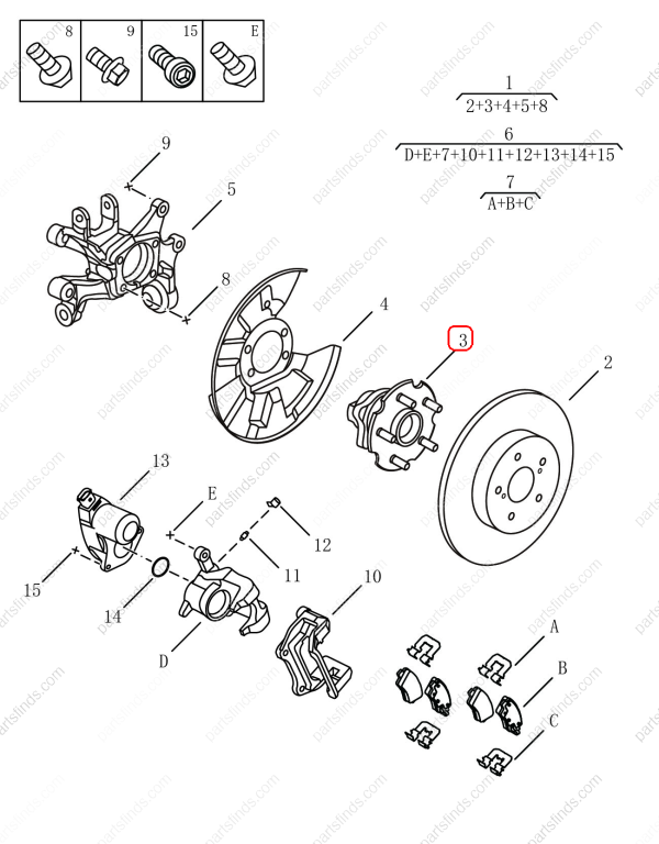 GEELY Wheel bearing OEM 4050030200 / 6600109318 FOR Emgrand X7 Sport