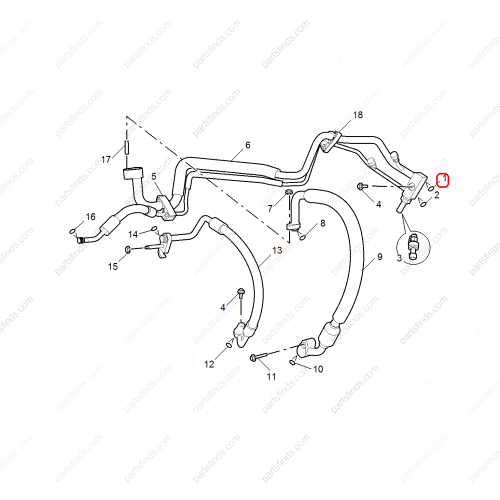 MG O-Ring OEM 10031837 FOR  MG350 MG HS MG5 RX5 MG GS