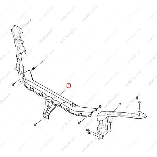 MG Radiator crossbeam OEM 50010091 FOR  MG350