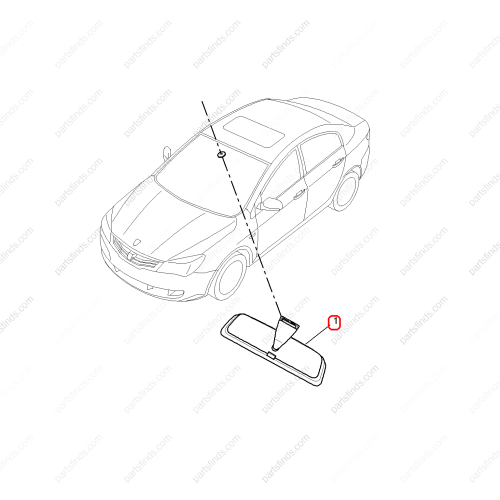 MG Interior mirror OEM 10109090 FOR  MG ZS RX8 MG350 MG6 MG5 MG GT MG GS