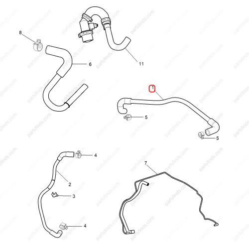 MG Ventilation duct OEM 10013723 FOR  MG350 MG5