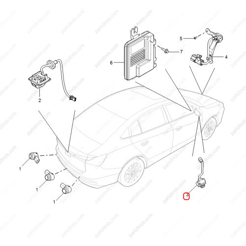 MG Camera OEM 11340837 FOR  MG5