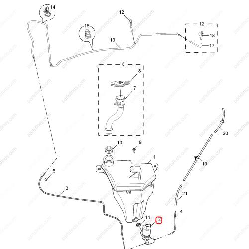 MG Washer Pump OEM 10050213 FOR  MG5