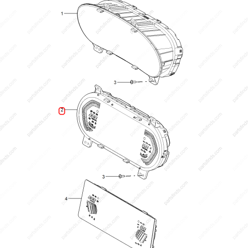 MG Combination instrument assembly OEM 11214103 FOR  MG GT