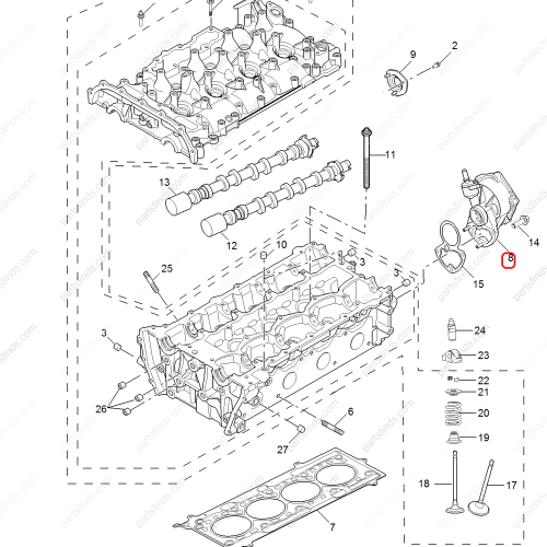 MG Brake vacuum pump OEM 30056479 FOR  MG GS