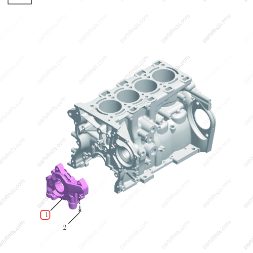 GEELY Oil pump OEM 1016060615 FOR  Binrui