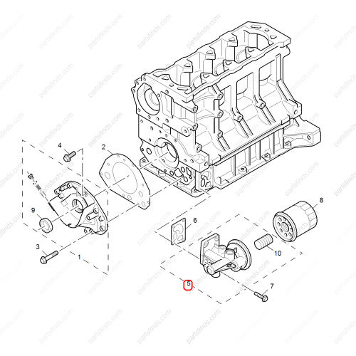 MG Oil Filter Housing OEM LPX100540 FOR  MG550 MG6