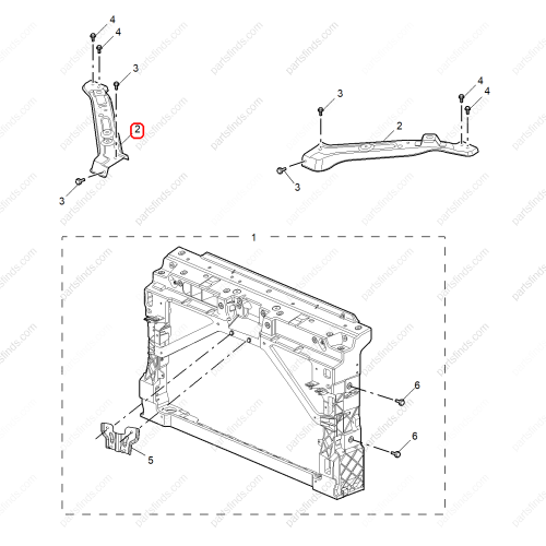 MG Headlight Bracket OEM 11521366SEPP FOR  MG GT