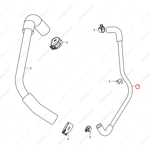 MG Ventilation duct OEM 10013713 FOR  MG350 MG3 MG5 MG3 Xross