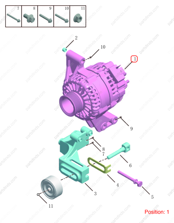 GEELY Generator OEM 1016059196 FOR Binrui