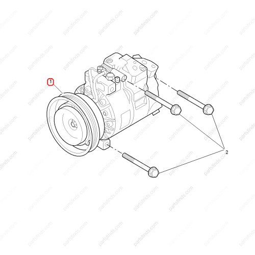 MG A/C Compressor OEM 10095251 FOR  MG550 MG6 MG750