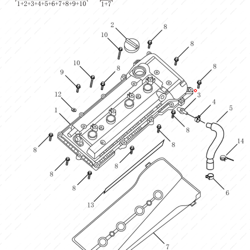 GEELY Exhaust valve OEM 1022007900 / 1016018697 FOR  Emgrand GT