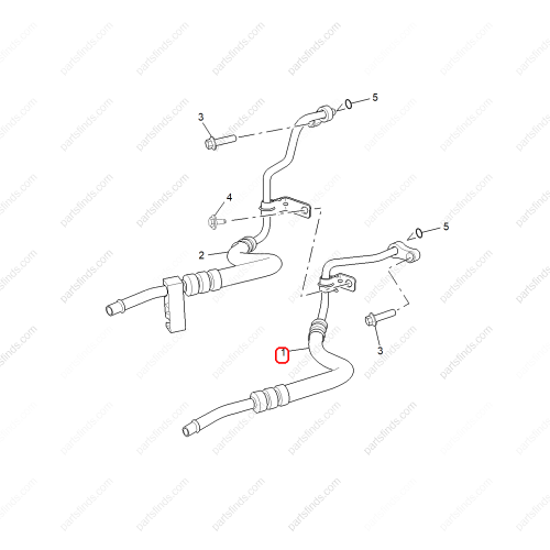 MG Transmission oil pipe OEM 14326201 FOR  MG5