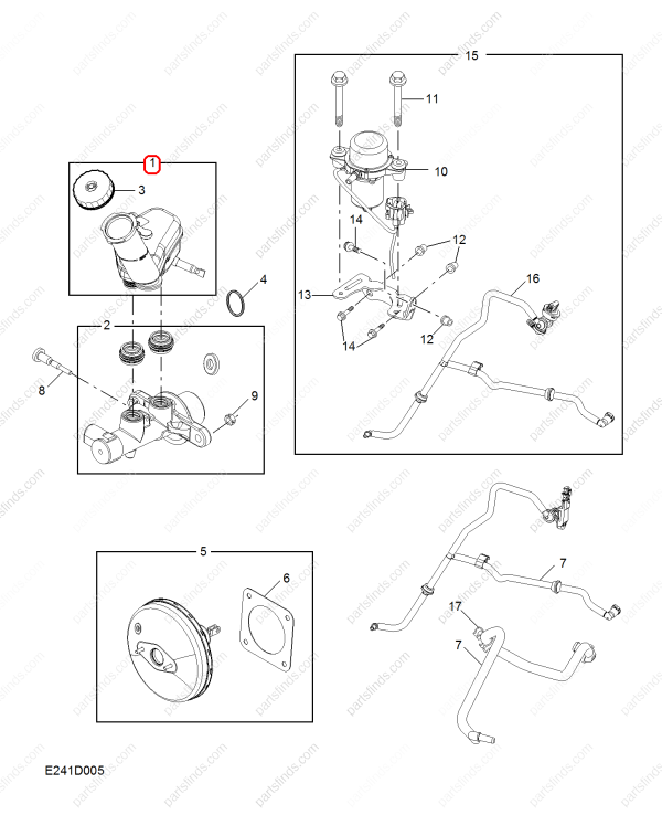 MG Brake fluid reservoir OEM 10087962 FOR MG350 MG5