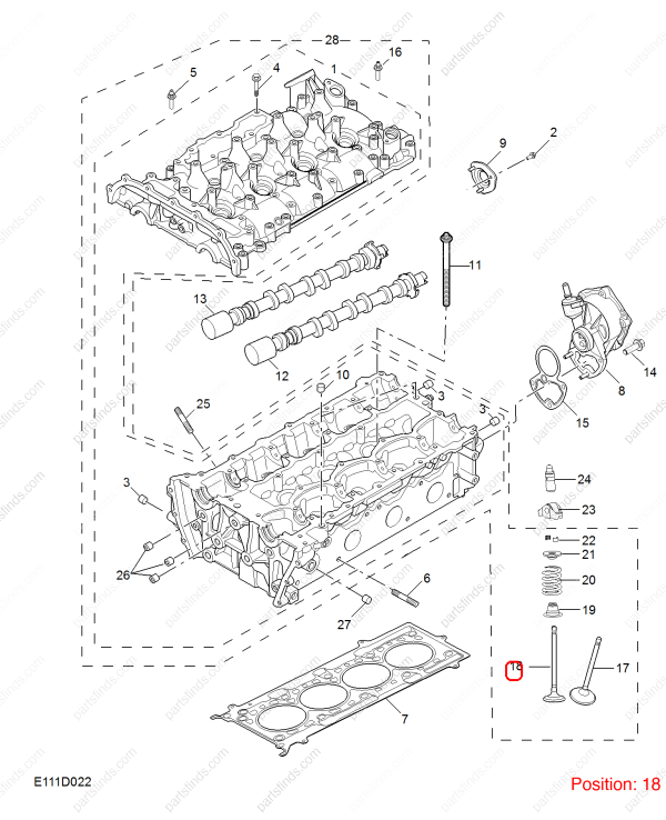 MG Valve OEM 10264840 FOR MG GS