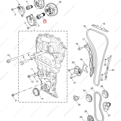 MG Camshaft Adjuster Solenoid Valve OEM 10710432 FOR  MG5